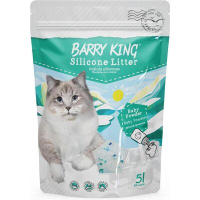 Barry King Katzenstreu Babypuder Substrat 5l Silikon Katze (Nicht staubend), Katzenstreu Barry King Katzenstreu Babypuder Substrat 5l Silikon Katze (Nicht staubend), Katzenstreu
