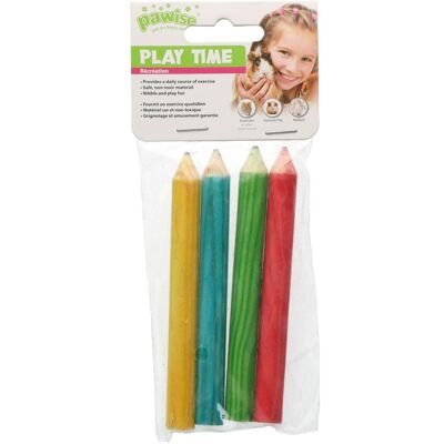 Pawise Small pet play pencil 4pk, Kleintierstalleinrichtung Pawise Small pet play pencil 4pk, Kleintierstalleinrichtung