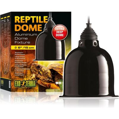 Exo Terra Reptil-Dom - Aluminiumreflektorlampe, groß - 21,0 x 23,0 x 21,8 cm Exo Terra Reptil-Dom - Aluminiumreflektorlampe, groß - 21,0 x 23,0 x 21,8 cm
