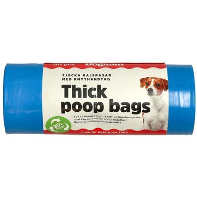 Dogman Blaue Dicke Recycelte Hundsäck mit Griff - Hundesäck Dogman Blaue Dicke Recycelte Hundsäck mit Griff - Hundesäck
