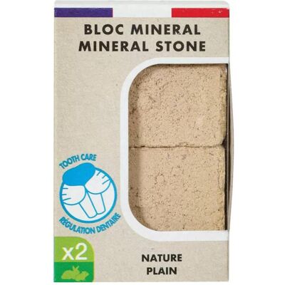 Zolux Kostki mineralne dla gryzoni i królików EDEN naturalna 2szt. x 100g (Kleintier), Hundebett + Katzenbett Zolux Kostki mineralne dla gryzoni i królików EDEN naturalna 2szt. x 100g (Kleintier), Hundebett + Katzenbett