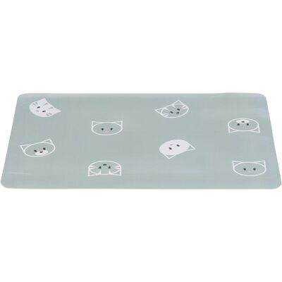 Trixie Mimi Cat place mat, 44 × 28 cm, sage, Futternapf Zubehör Trixie Mimi Cat place mat, 44 × 28 cm, sage, Futternapf Zubehör