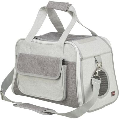 Trixie Bag Libby, 25 × 27 × 42 cm, grey (Hund, Katze, Atmungsaktiv), Tiertransport Trixie Bag Libby, 25 × 27 × 42 cm, grey (Hund, Katze, Atmungsaktiv), Tiertransport