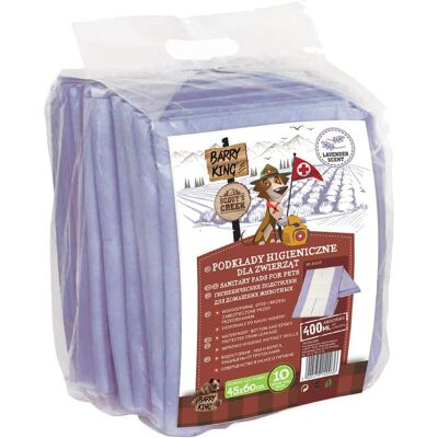 Barry King Hygienické podložky Lavender 45x60 cm - 10 Stk. (Hund), Tierhygiene Barry King Hygienické podložky Lavender 45x60 cm - 10 Stk. (Hund), Tierhygiene