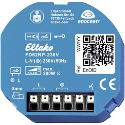 Eltako, Aktor, FD62NP-230V Funk-Universal-Dimmaktor ohne N-Anschlus (Dimmaktor) Eltako, Aktor, FD62NP-230V Funk-Universal-Dimmaktor ohne N-Anschlus (Dimmaktor)