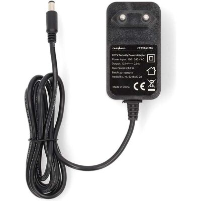 Nedis Netzteil DC V 12V DC 2000mA C (Netzteil), Netzwerkkamera Zubehör Nedis Netzteil DC V 12V DC 2000mA C (Netzteil), Netzwerkkamera Zubehör