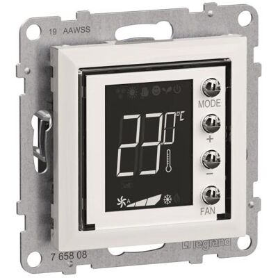 Legrand Seano Thermostat - Weiß Display Modell 765608 Legrand Seano Thermostat - Weiß Display Modell 765608