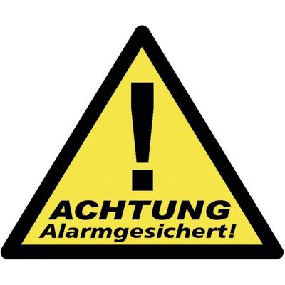 Pentatech, Einbruchschutz + Alarmanlage, Warnaufkleber Achtung Alarmges Pentatech, Einbruchschutz + Alarmanlage, Warnaufkleber Achtung Alarmges