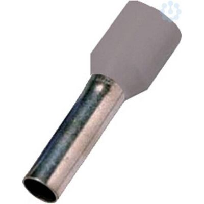 Intercable, Kabelverbindung, Isoleret terminalrør grå 0,75mm2 L=8mm - (100 stk.) Intercable, Kabelverbindung, Isoleret terminalrør grå 0,75mm2 L=8mm - (100 stk.)