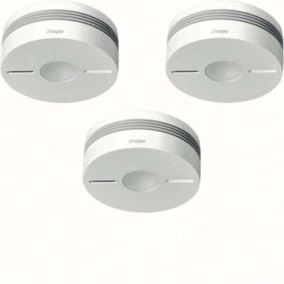 Hager TG553A Funk-Rauchwarnmelderset - Rauchmelder, Weiß Hager TG553A Funk-Rauchwarnmelderset - Rauchmelder, Weiß