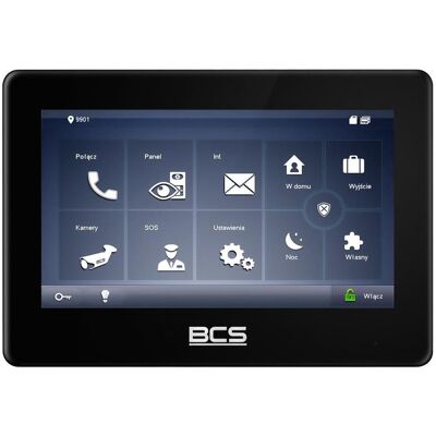 BCS, Klingel + Türsprechanlage, BCS-MON7600B-2 Dual-System Video Monitor mit TCP/IP/SIP Gegensprechsystem (Ethernet) BCS, Klingel + Türsprechanlage, BCS-MON7600B-2 Dual-System Video Monitor mit TCP/IP/SIP Gegensprechsystem (Ethernet)