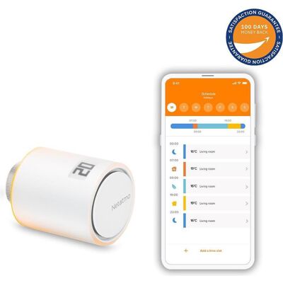 Netatmo Weiß Smartes Heizkörperthermostat - Heizungsthermostat Netatmo Weiß Smartes Heizkörperthermostat - Heizungsthermostat