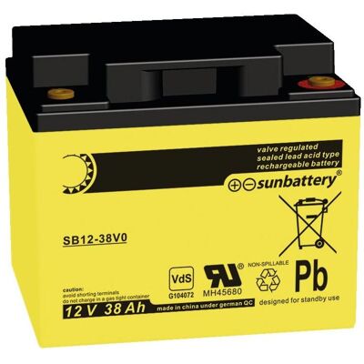 Abus, Einbruchschutz + Alarmanlage, VdS-Akkumulator 12 V, 38 AhBT2400BT2400 Abus, Einbruchschutz + Alarmanlage, VdS-Akkumulator 12 V, 38 AhBT2400BT2400