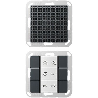 JUNG, Klingel + Türsprechanlage, JG SIAIA6ANM Audio-Innenstation JUNG, Klingel + Türsprechanlage, JG SIAIA6ANM Audio-Innenstation