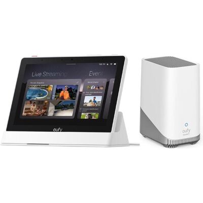eufy Sistema Base di Sicurezza Hub Domestico con Display Intelligente, Smart Home Hub, Weiss eufy Sistema Base di Sicurezza Hub Domestico con Display Intelligente, Smart Home Hub, Weiss