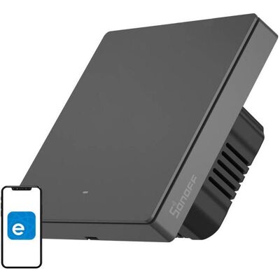 Shelly, Lichtschalter + Storenschalter, Sonoff SwitchMan Smart-Wandschalter M5 Matter / 1-Taste / 86 mm / Dunkelgrau Shelly, Lichtschalter + Storenschalter, Sonoff SwitchMan Smart-Wandschalter M5 Matter / 1-Taste / 86 mm / Dunkelgrau