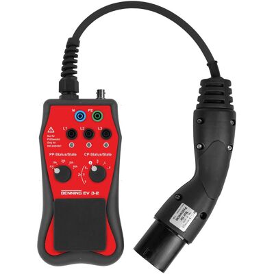 Benning, Multimeter, 044169 EV 3-2 Messadapter Messadapter zur Prüfung von E-Ladestationen 1 St. (CAT II 300V) Benning, Multimeter, 044169 EV 3-2 Messadapter Messadapter zur Prüfung von E-Ladestationen 1 St. (CAT II 300V)