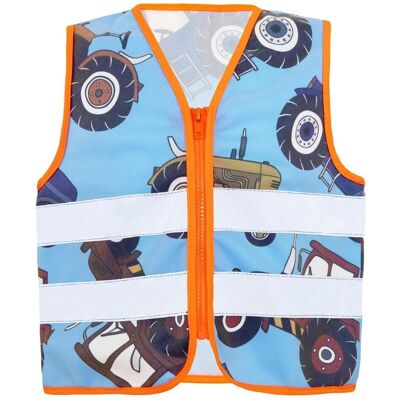 Korntex, Warnweste, Kinder Warnweste Working Heroes Blau/Traktor CO2 Neutral S EN 17353 ACTWORTRA (S) Korntex, Warnweste, Kinder Warnweste Working Heroes Blau/Traktor CO2 Neutral S EN 17353 ACTWORTRA (S)