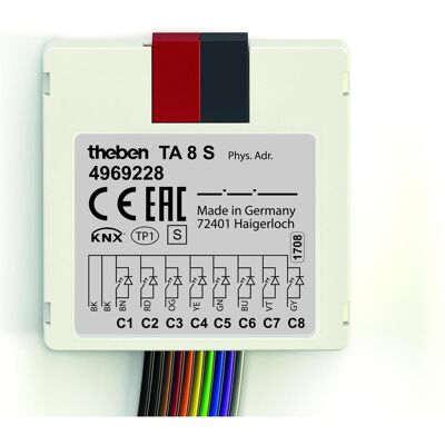 Theben, Zubehör Elektroinstallation, Ta 8 S Knx Theben, Zubehör Elektroinstallation, Ta 8 S Knx
