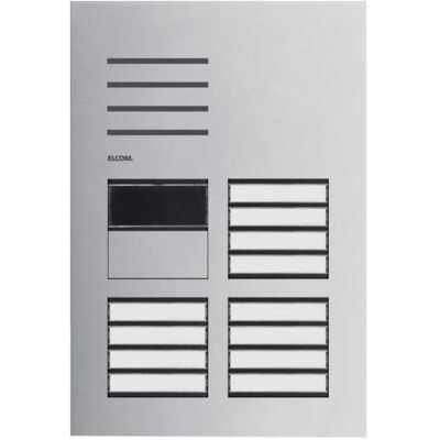 Elcom, Klingel + Türsprechanlage, ELCO REQ112Y Türstation Audio Zust. 12/2 2D Edel. ONE Elcom, Klingel + Türsprechanlage, ELCO REQ112Y Türstation Audio Zust. 12/2 2D Edel. ONE