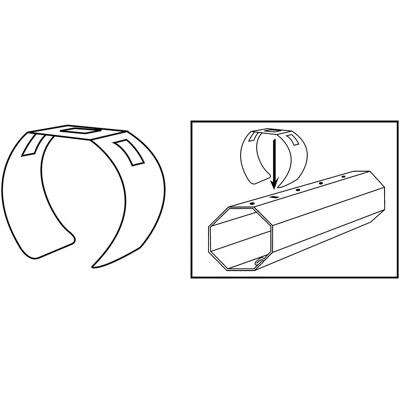Rademacher, Zubehör Antriebstechnik, Einhängeklammer 3er Set SW 40 Rademacher, Zubehör Antriebstechnik, Einhängeklammer 3er Set SW 40
