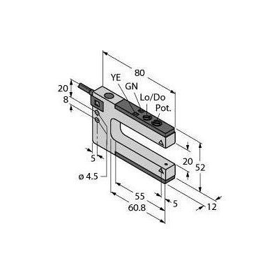 Turck, Bewegungsmelder, Opto Sensor Gabellichtschranke SLM20B6 Turck, Bewegungsmelder, Opto Sensor Gabellichtschranke SLM20B6