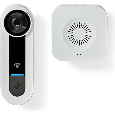 Nedis, Klingel + Türsprechanlage, Smartlife Video Doorphone Wi-Fi - White (WLAN) Nedis, Klingel + Türsprechanlage, Smartlife Video Doorphone Wi-Fi - White (WLAN)