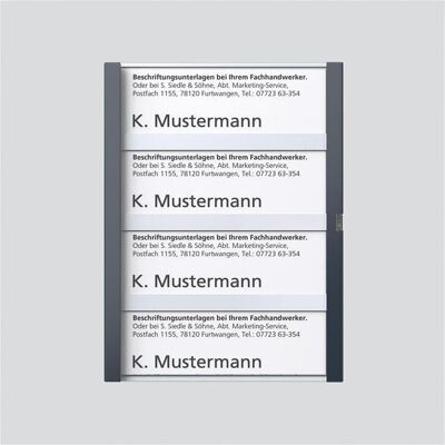 Siedle, Zubehör Gebäudesicherheit, TM 612-4/BTM 650-04 Siedle, Zubehör Gebäudesicherheit, TM 612-4/BTM 650-04