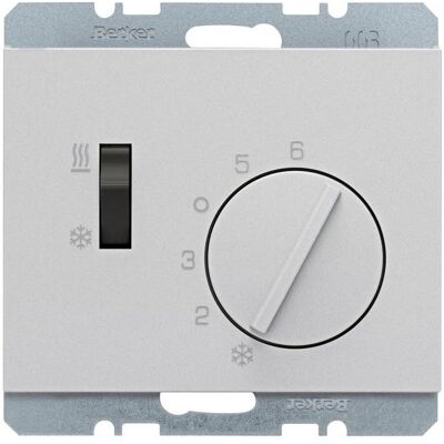 Berker 20297103, Thermostat, Silber Berker 20297103, Thermostat, Silber