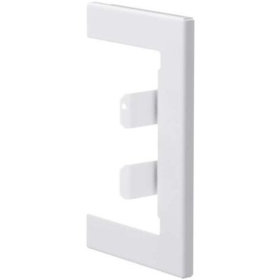 Hager, Leitungsführung Zubehör, TEH BR65100W9016 Wandanschlussblende zu BR/A/S 68x100mm Oberteil 80mm aus Stahlb Hager, Leitungsführung Zubehör, TEH BR65100W9016 Wandanschlussblende zu BR/A/S 68x100mm Oberteil 80mm aus Stahlb