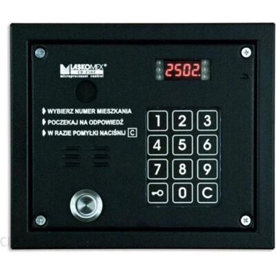 Klingel + Türsprechanlage, Laskomex CP-2503TP schwarz Audiopanel mit Schlüsselleser Dallas (Drahtgebunden, Ethernet) Klingel + Türsprechanlage, Laskomex CP-2503TP schwarz Audiopanel mit Schlüsselleser Dallas (Drahtgebunden, Ethernet)