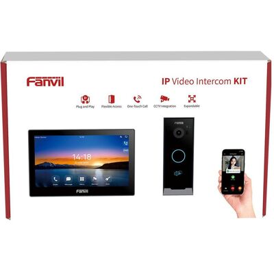 Fanvil, Klingel + Türsprechanlage, VIK-01 (App, Kabelgebunden, WLAN) Fanvil, Klingel + Türsprechanlage, VIK-01 (App, Kabelgebunden, WLAN)