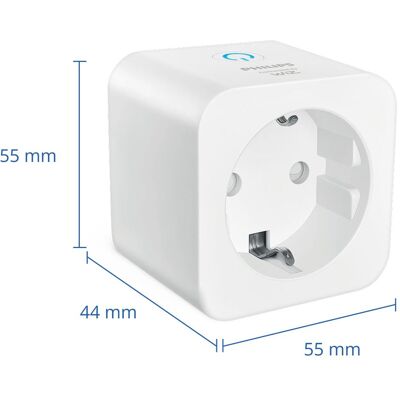 Philips Smart Plug, Smat Plug Matter Typ F, App- & Sprachsteuerung Philips Smart Plug, Smat Plug Matter Typ F, App- & Sprachsteuerung
