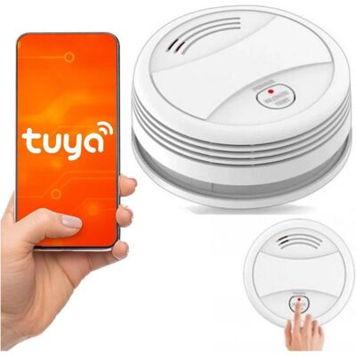 Tuya, Gefahrenmelder, Drahtloser Rauchmelder WIFI Tuya, Gefahrenmelder, Drahtloser Rauchmelder WIFI