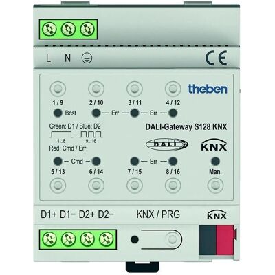 Theben, Zubehör Elektroinstallation, DALI-Gateway S128 KNX Theben, Zubehör Elektroinstallation, DALI-Gateway S128 KNX