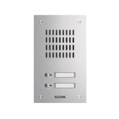 Elcom - TVG-2/1eds - Silber - Unterputz - Türsprechanlage Elcom - TVG-2/1eds - Silber - Unterputz - Türsprechanlage