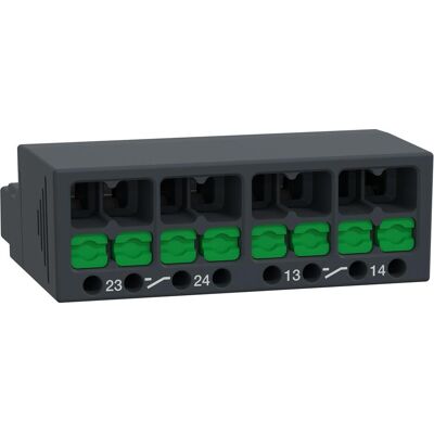 Schneider, Zubehör Antriebstechnik, Hilfsschalterblock GVAE20A 2Skontakte Frontmontage SnapIN Schneider, Zubehör Antriebstechnik, Hilfsschalterblock GVAE20A 2Skontakte Frontmontage SnapIN