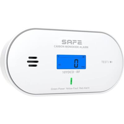SafeHome, Gefahrenmelder, SAFE 10YDCO-RF - Drahtloser Kohlenmonoxid-Detektor (CO) FireSafe SafeHome, Gefahrenmelder, SAFE 10YDCO-RF - Drahtloser Kohlenmonoxid-Detektor (CO) FireSafe