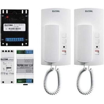 Elcom, Klingel + Türsprechanlage, AEK-2 1000142 Audio Einbaukit 2WE Elcom, Klingel + Türsprechanlage, AEK-2 1000142 Audio Einbaukit 2WE