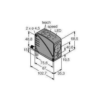 Turck, Bewegungsmelder, Opto-Sensor (50 m) Turck, Bewegungsmelder, Opto-Sensor (50 m)