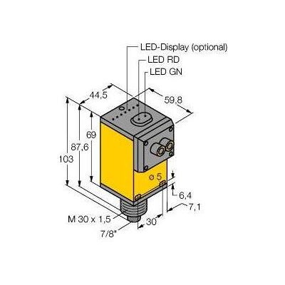 Turck, Bewegungsmelder, Opto Sensor Lichtleiter-Sensor fürGlaslichtleiter Q45BW13FVQ Turck, Bewegungsmelder, Opto Sensor Lichtleiter-Sensor fürGlaslichtleiter Q45BW13FVQ