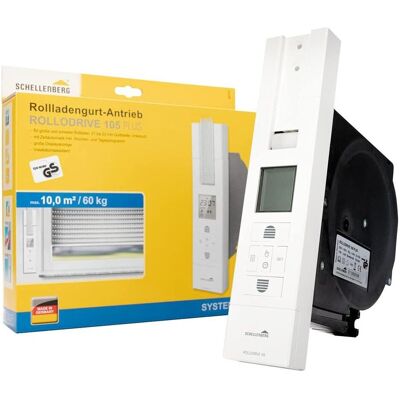 Schellenberg, Zubehör Antriebstechnik, 22711 Elektrischer Gurtwickler Unterputz RolloDrive 105 Plus Rolladenantrieb bis 10 m² Schellenberg, Zubehör Antriebstechnik, 22711 Elektrischer Gurtwickler Unterputz RolloDrive 105 Plus Rolladenantrieb bis 10 m²