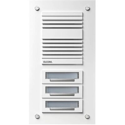 Elcom, Klingel + Türsprechanlage, ELCO TAP-10/1 EV1 Aluminium-Türstation, Zentrataster, Spezialschrauben Elcom, Klingel + Türsprechanlage, ELCO TAP-10/1 EV1 Aluminium-Türstation, Zentrataster, Spezialschrauben