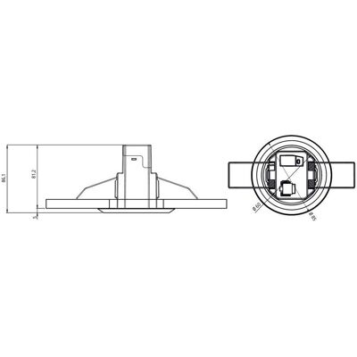 Theben theRoS360-101FLATDWH - Präsenzmelder - 360° Decken Sensor Theben theRoS360-101FLATDWH - Präsenzmelder - 360° Decken Sensor