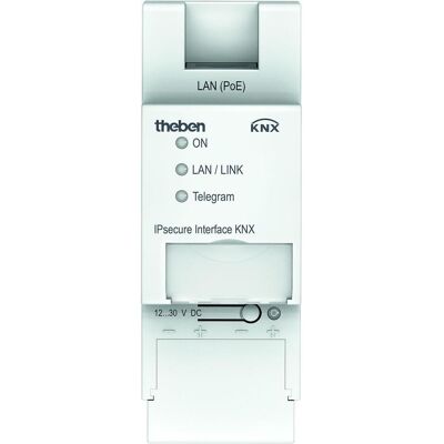 Theben 9070771 KNX IPsecure-Interface - KNX, PoE, 5 Tunneling-Server Theben 9070771 KNX IPsecure-Interface - KNX, PoE, 5 Tunneling-Server