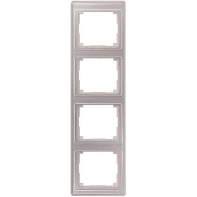 JUNG - SL 584 SI - 4-fach senkrecht - Silber - Frame JUNG - SL 584 SI - 4-fach senkrecht - Silber - Frame