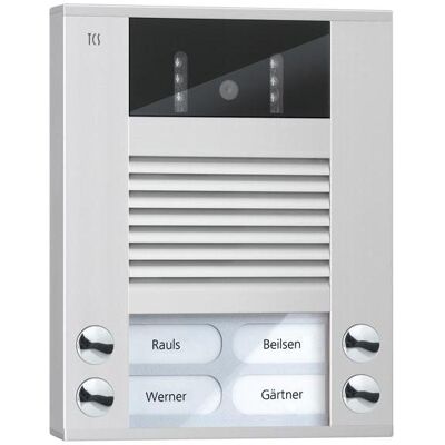 TCS, Klingel + Türsprechanlage, Video-Aussenstation mit 130-Grad-Kamera AVE14043-0010 TCS, Klingel + Türsprechanlage, Video-Aussenstation mit 130-Grad-Kamera AVE14043-0010