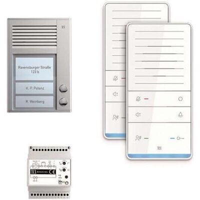 TCS, Klingel + Türsprechanlage, Audio-Sprechanlagen-Set Aufputz für 1 Wohneinheit (Kabelgebunden) TCS, Klingel + Türsprechanlage, Audio-Sprechanlagen-Set Aufputz für 1 Wohneinheit (Kabelgebunden)