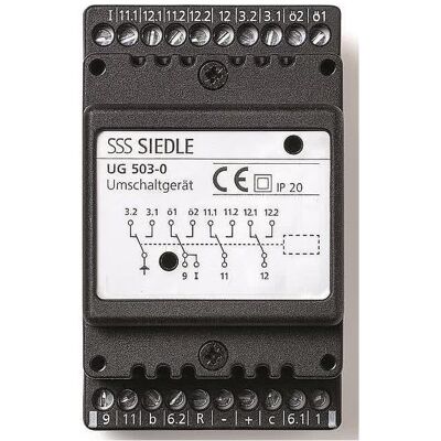 Siedle, Zubehör Gebäudesicherheit, Umschaltgerät UG503-0 incl. Zug-Funktion 32950 Siedle, Zubehör Gebäudesicherheit, Umschaltgerät UG503-0 incl. Zug-Funktion 32950