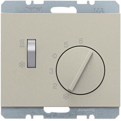 Berker 20297104, Thermostat, Silber Berker 20297104, Thermostat, Silber